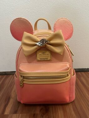 NWT Loungefly Disney Cruise Line ombré sequin Minnie Mouse backpack